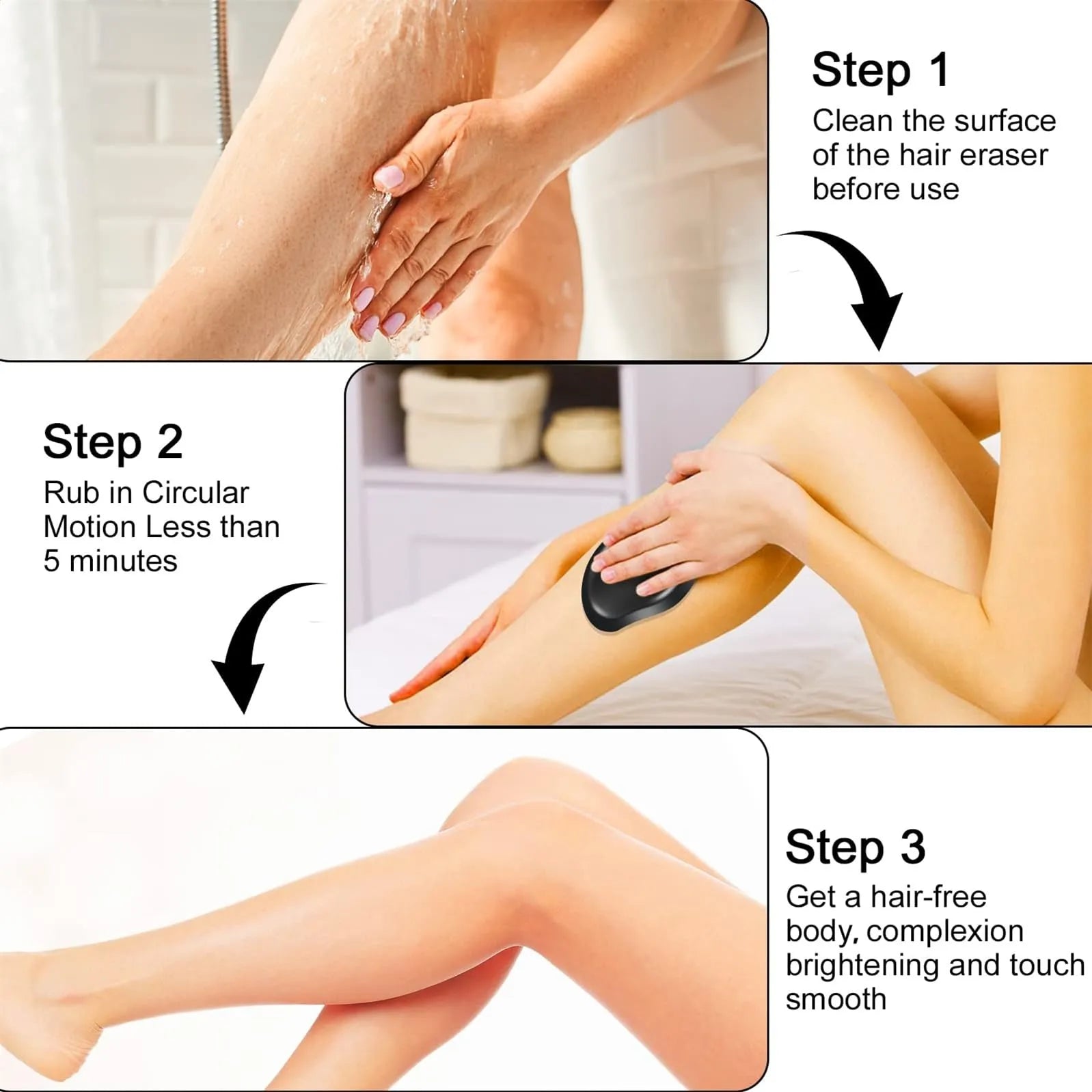 Painless Reusable Hair Remover for Silky Smooth Skin ✨