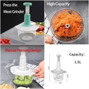 Multi-Functional Vegetable & Meat Grinder (1.5L) 🍅