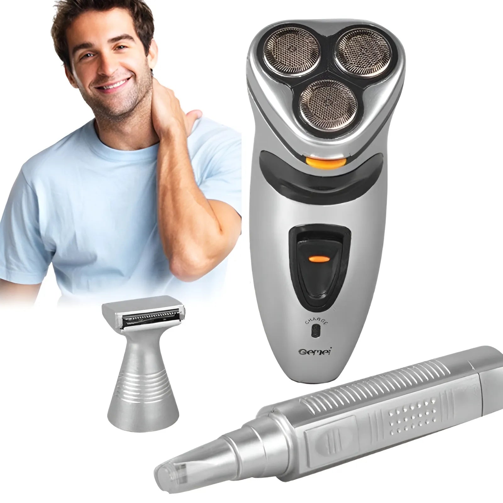 Portable Shaver, Trimmer & Groomer 🔋💪