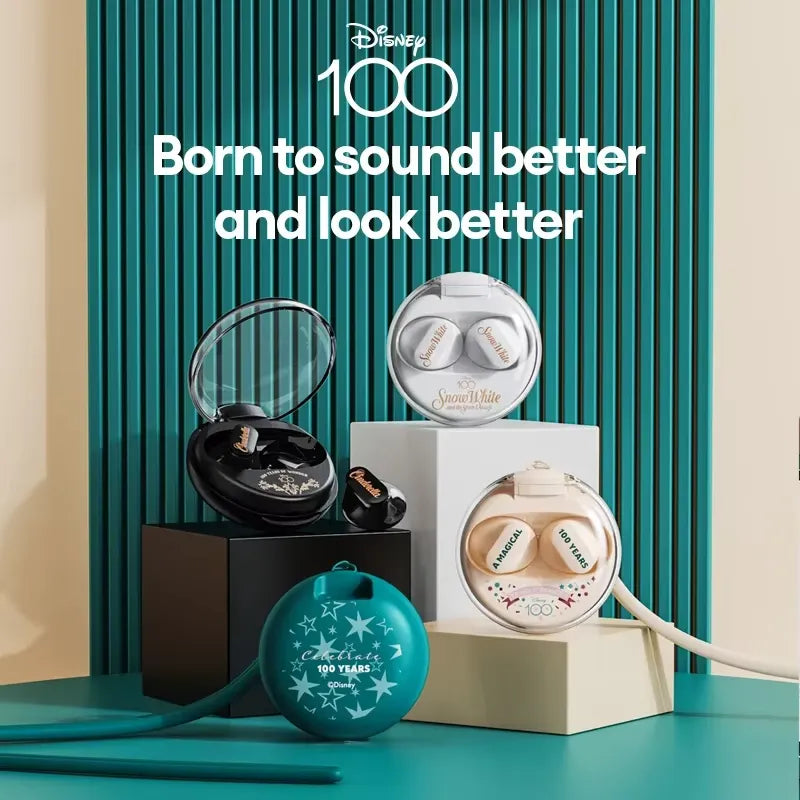 🎧 Disney 100th Anniversary Bluetooth Earbuds (QS-T1 Model) ✨