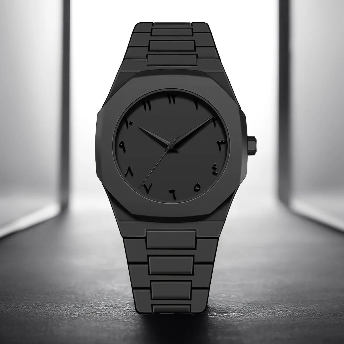 🖤 Full BLACK AURA Quartz Watch – Lightweight, Stylish & Premium Quality ⌚