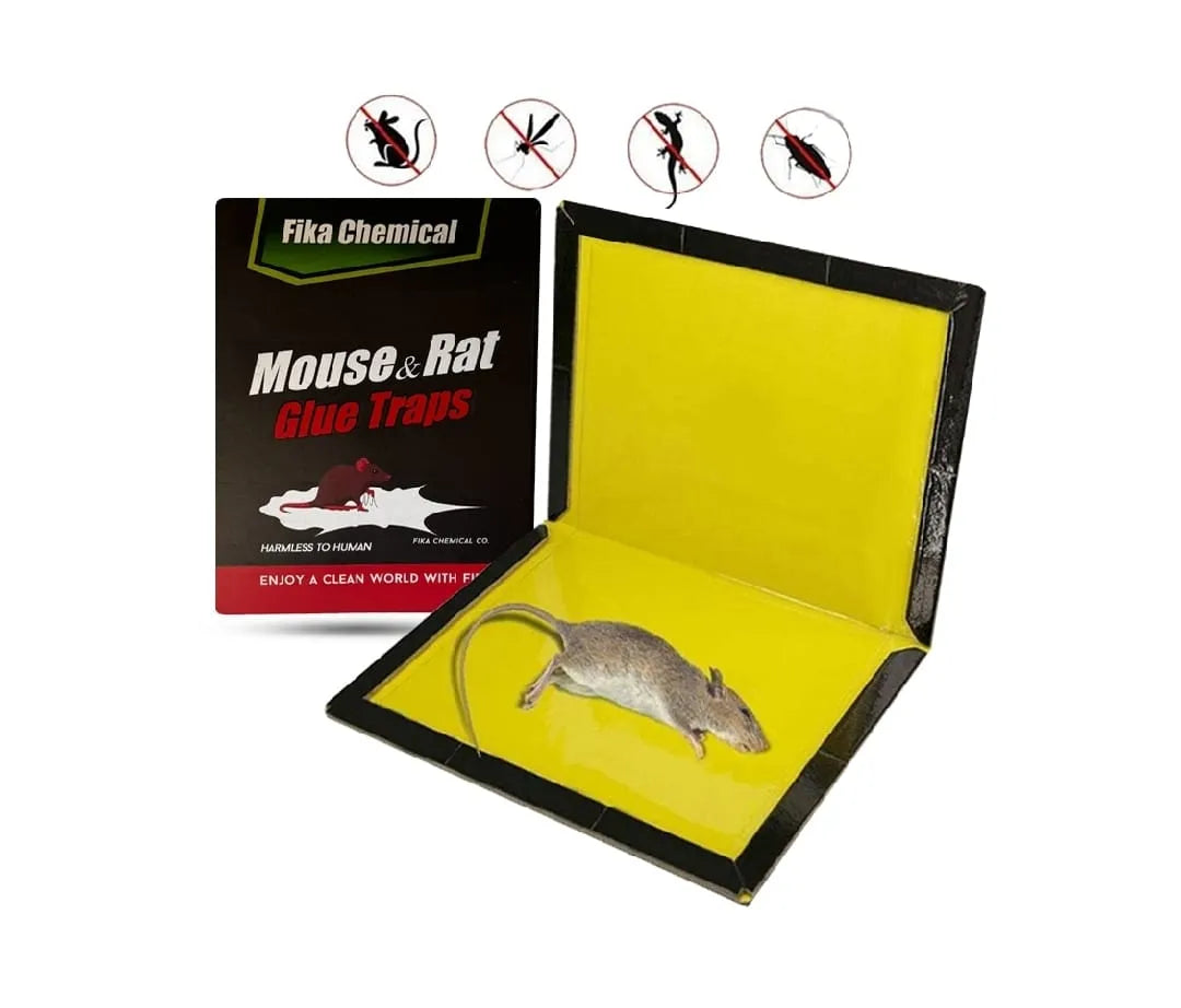 🐭 Mouse Glue Trap – Strong Adhesive Rat Glue Board (Pack of 5) 🧩