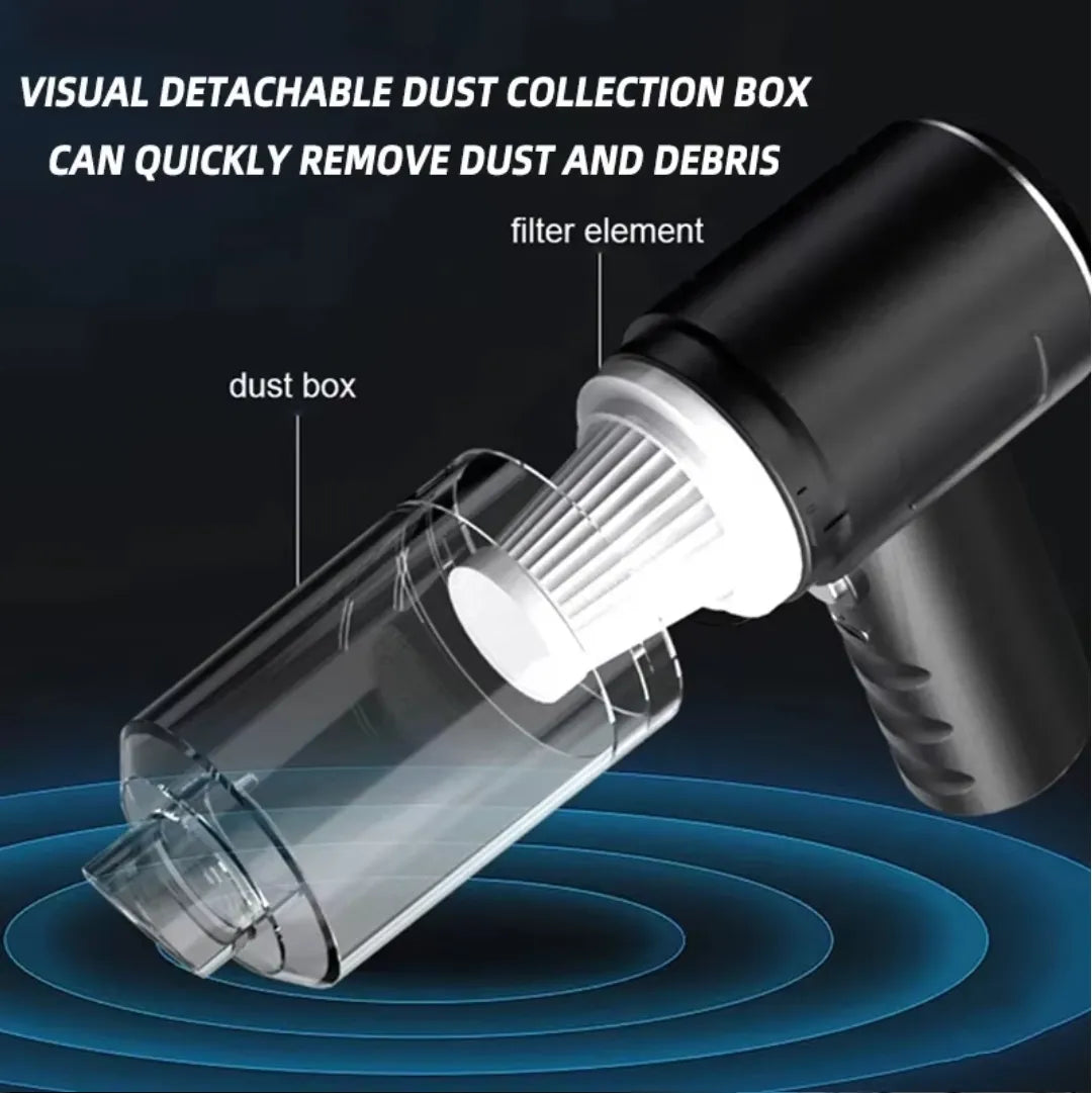 🌀✨ 2 in 1 Handheld  Car Vacuum Cleaner – Compact, Powerful & Portable! 🚗🏠