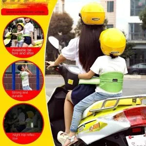 🍼 Child Baby Safety Belt – Adjustable Baby Travel Harness for Bike & Scooter (Random Color) 💕
