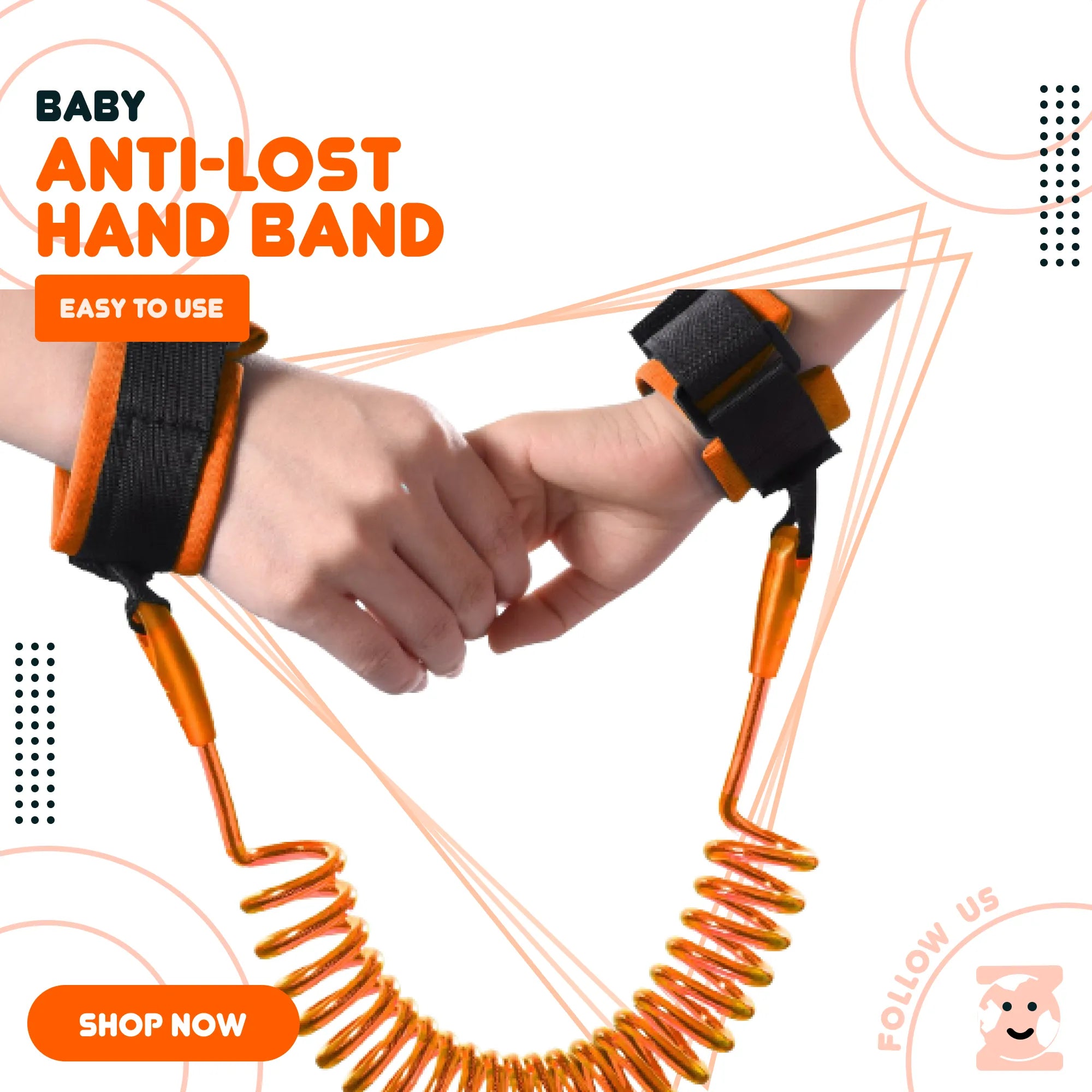 👶✨ Baby Anti-Lost Wrist Strap Safety Harness for Toddlers & Kids 💖