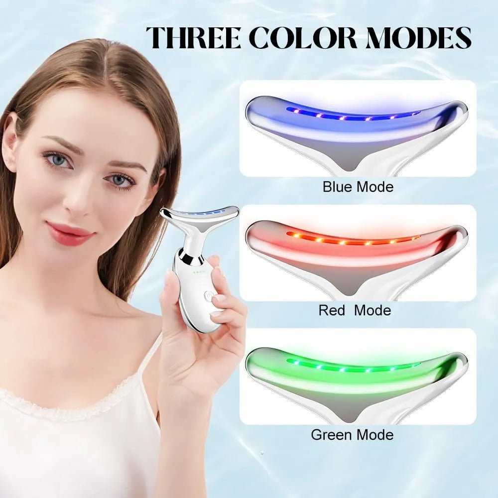 💖 EMS Face Lifting Facial Massager – Neck & Eye Microcurrent Vibrator 🌸
