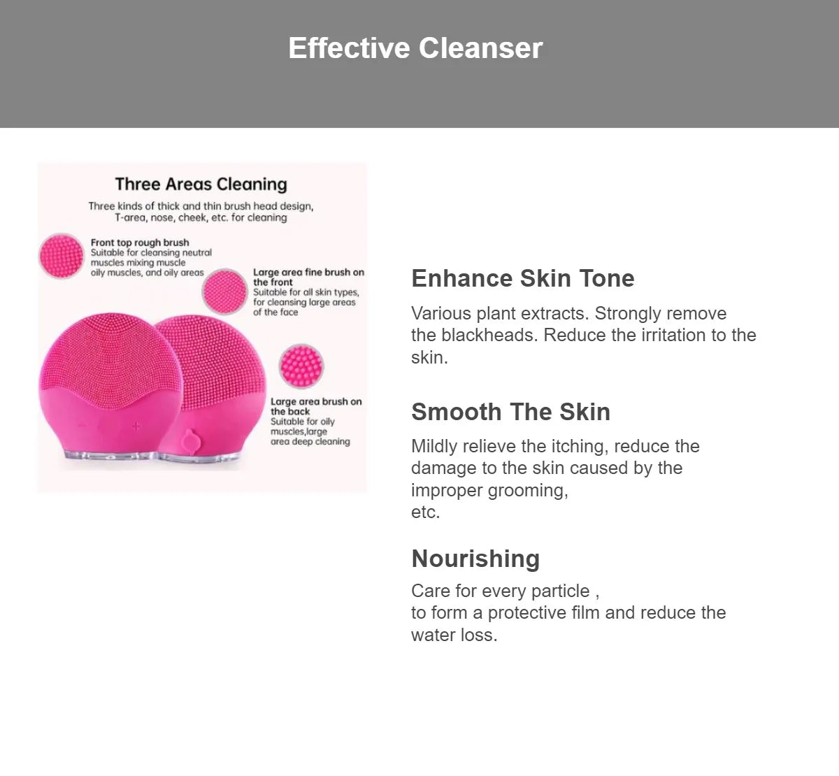 Rechargeable, Waterproof & Gentle for All Skin Types 💖