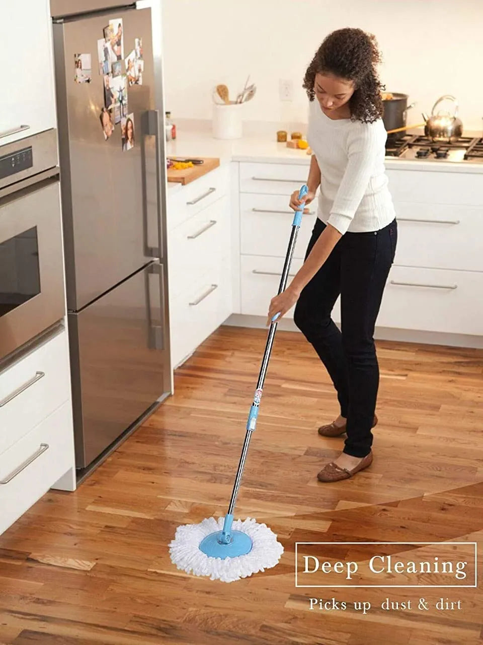 🧼🌀 360° Spin Mop Replacement Parts – Make Cleaning Feel Brand New! 💦 (Random Color)