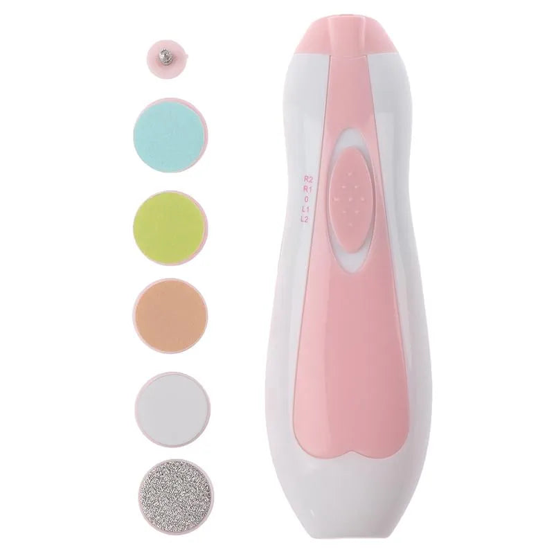 💅 Electric Nail Clipper – Baby & Mom Nail Trimmer Set (Random Color) 🌈