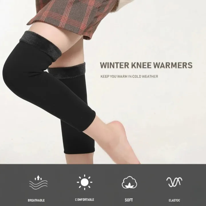 🧦 1 Pair Thermal Wool Knee Brace Sleeves – Warm Winter Support & Pain Relief ❄️
