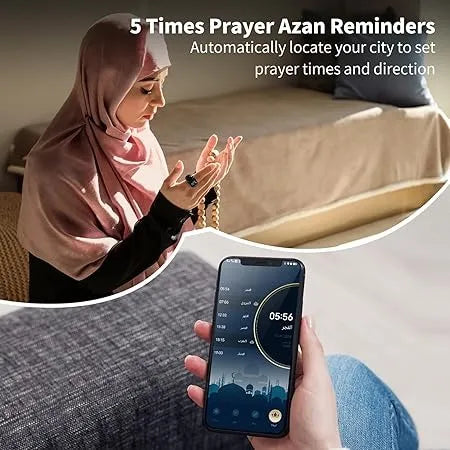 📿 Smart Tasbih Zikr Ring – Portable Digital Prayer Counter 🌙✨