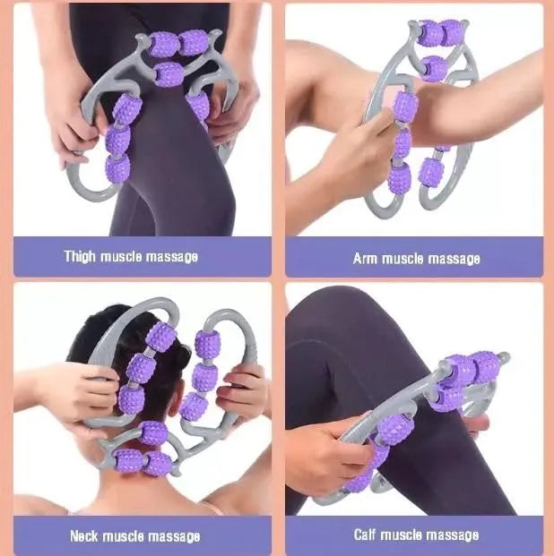 🌸 Massage Roller – 360° Full Body Relaxation 🌸