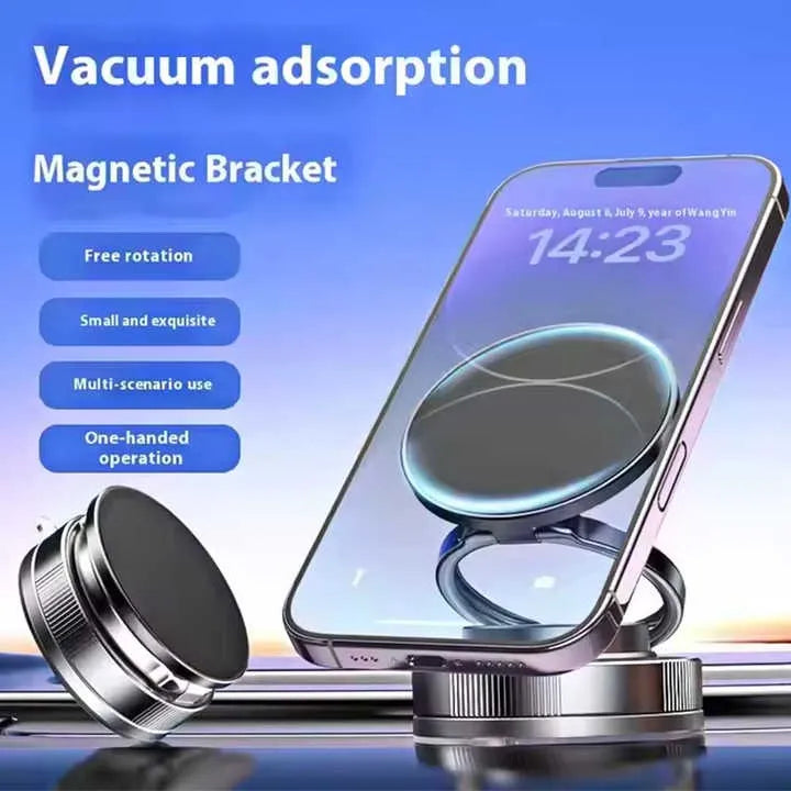 📱✨ Vacuum Suction Foldable Mobile Phone Holder – 360° Flexible! 🔄🚗