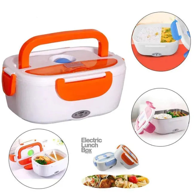 🍱💖 Waterproof Portable Electric Heating Lunch Box (Random Color)