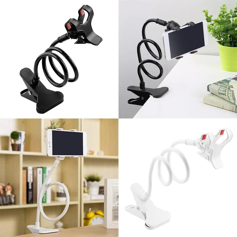 Strong Grip, Adjustable Stand for Bed, Desk & More 💪