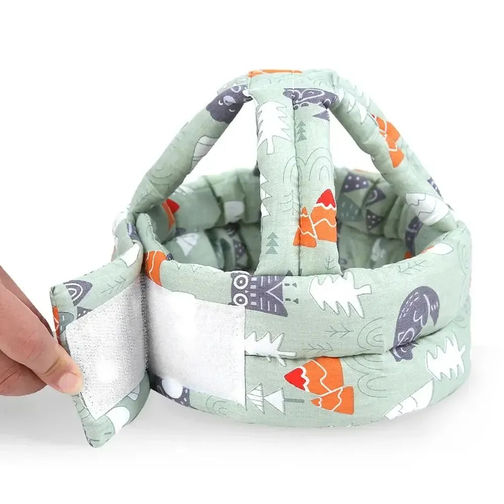 👶💖 Child Head Protection Cap – Adjustable Safety Helmet for Toddlers (Random Color) 🌸