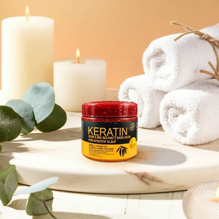 💇‍♀️✨ Keratin Hair Mask Treatment – Deep Repair, Shine & Smoothness in Every Strand 💖