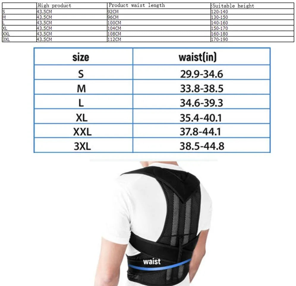 💪🌟 Back Pain Relief Posture Corrector Belt – Supportive, Adjustable & Comfortable 💖