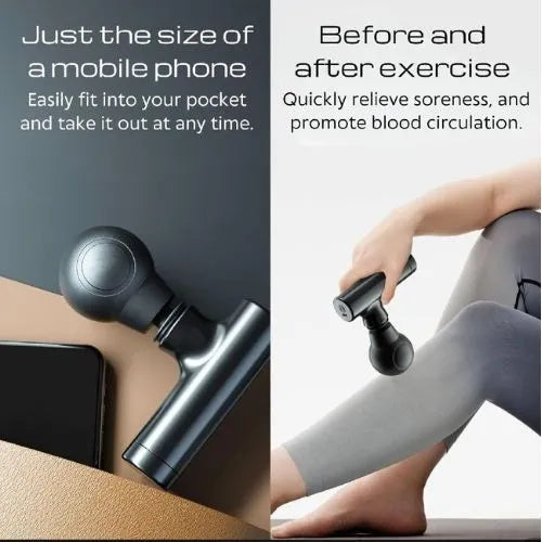 💆‍♀️Rechargeable Facial Gun Massager – Portable Type-C Skincare Relaxation Device✨