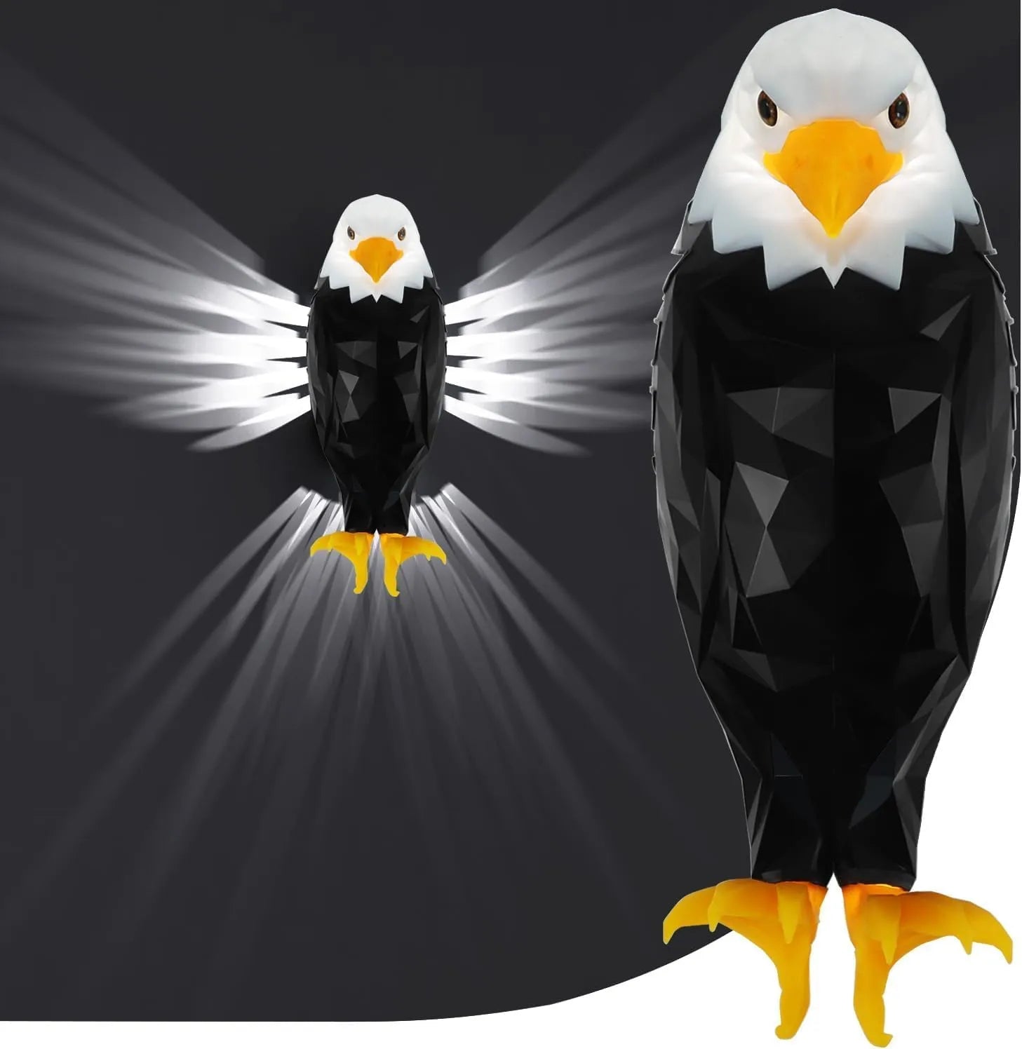 🦅 Eagle Wall Light – Lifelike Bald Eagle Lamp