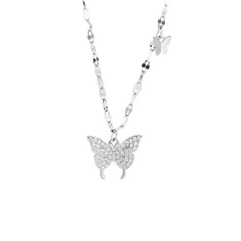 🦋✨ Butterfly Necklace for Women – Elegant & Charming Style 💖🌸