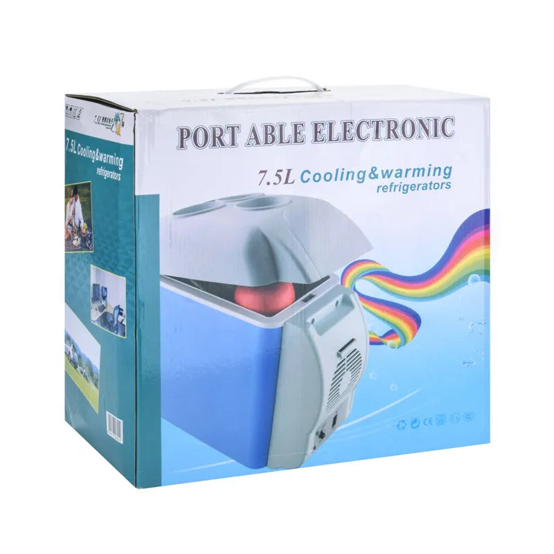 🚙 Car Mounted Refrigerator – 7.5L Portable Cooler & Warmer ✨