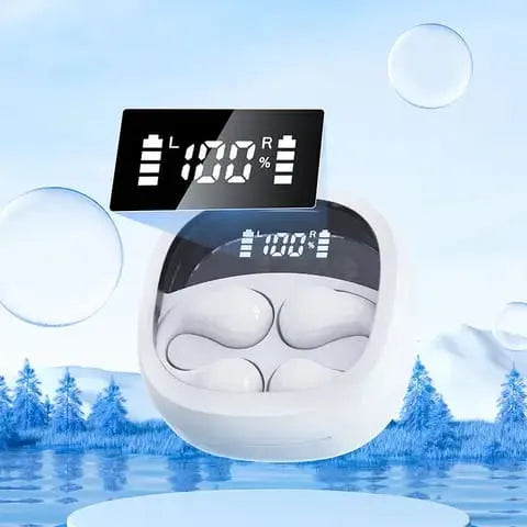 🎧✨ Clip-On TWS Earbuds with Digital Display & Fast Charge ⚡