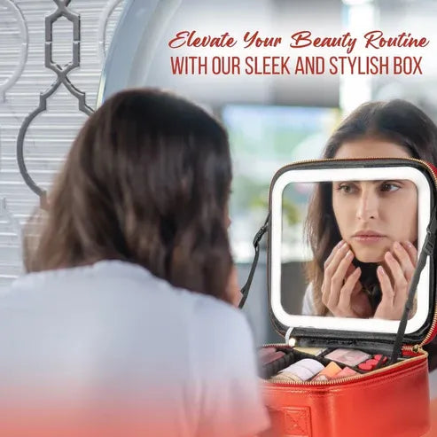 💄✨ LED Makeup Bag – Glam & Glow Anywhere 🌟👜