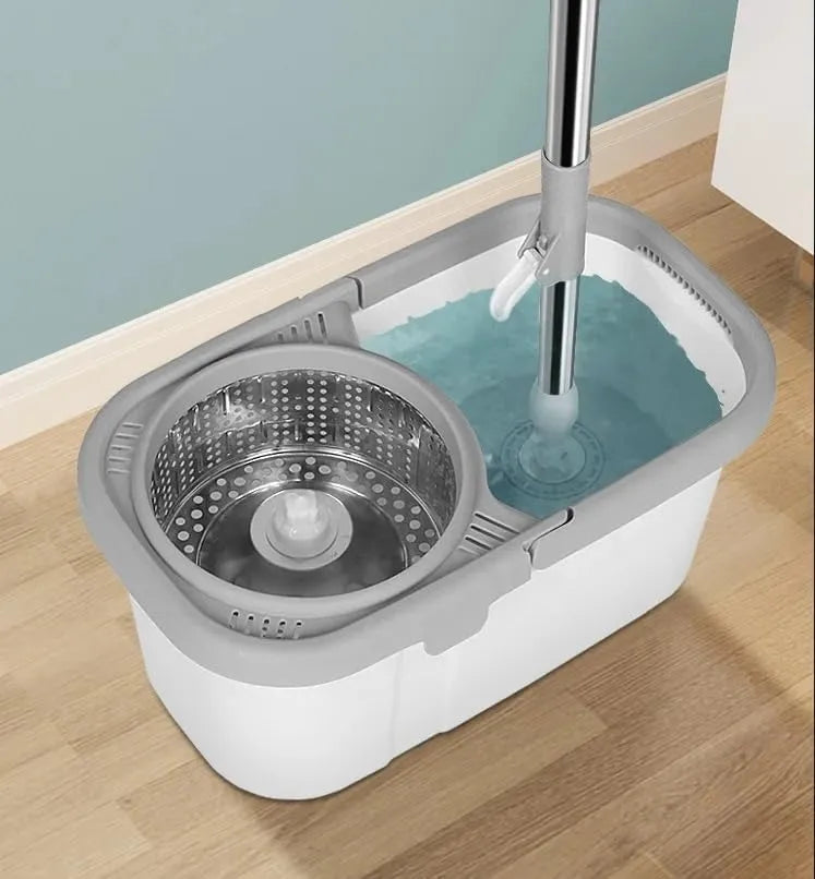 🧹 Microfiber Mop and Bucket Set – Sparkling Floors Made Easy