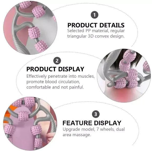 🌸 Massage Roller – 360° Full Body Relaxation 🌸