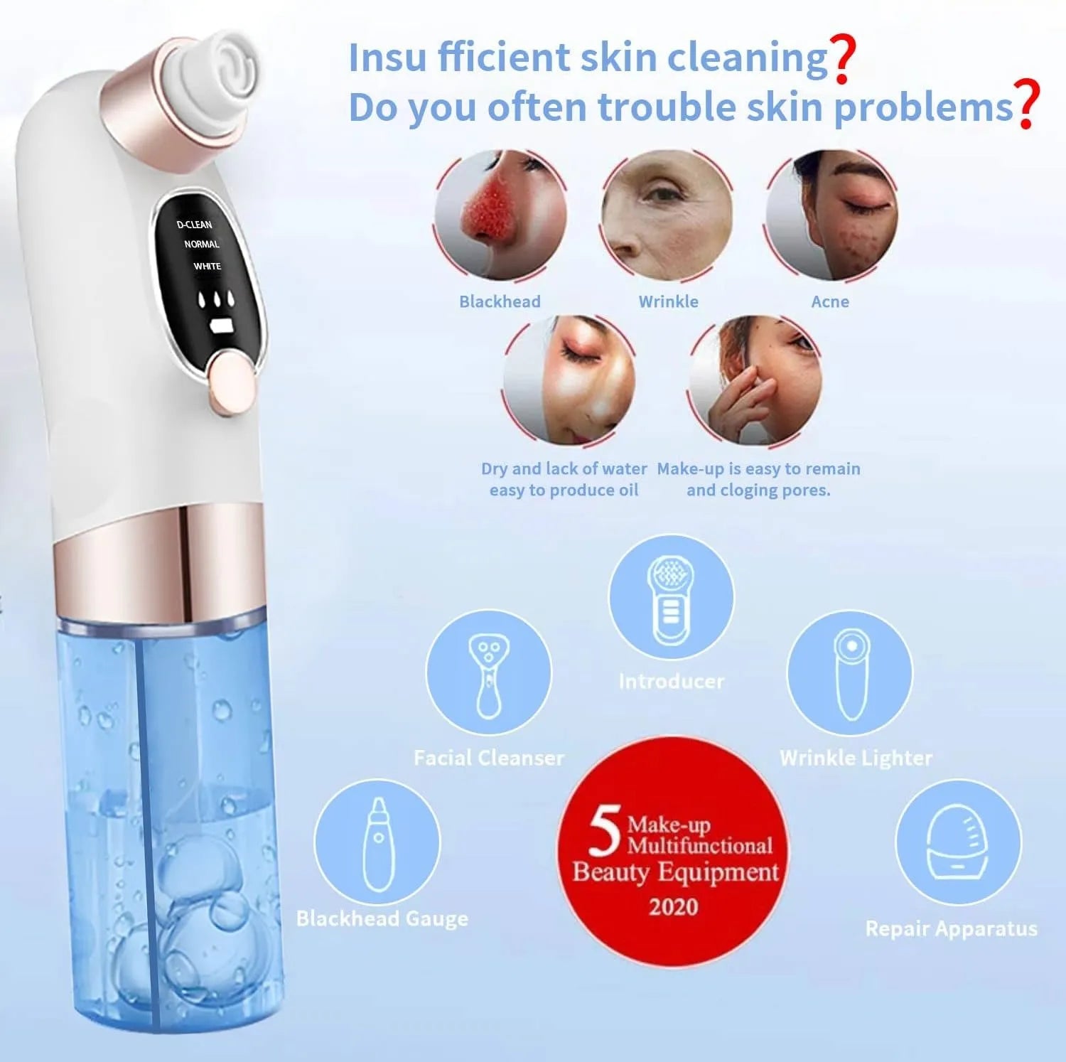 🌸✨ Blackhead Remover – Clear Skin in Minutes 💖🧖‍♀️