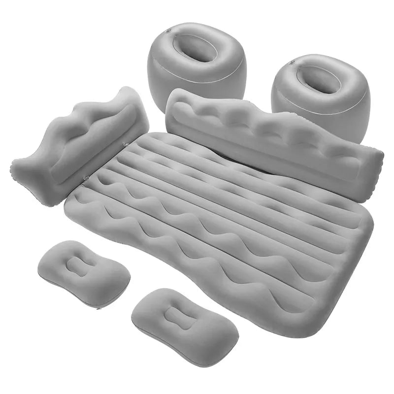 🚙💤 Car Travel Bed Air Inflatable Mattress – Back Seat Rest Cushion 🛏️✨