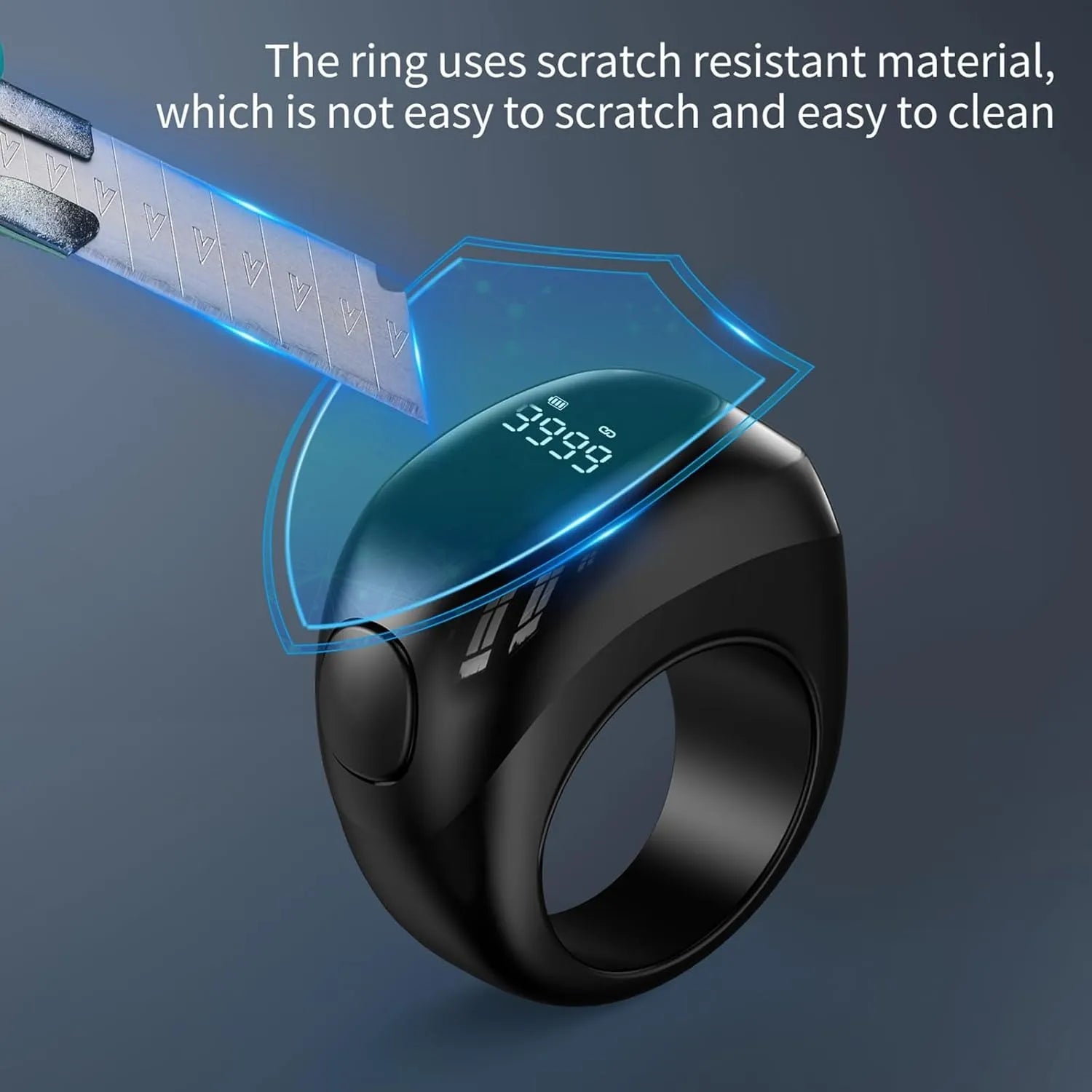 📿 Smart Tasbih Zikr Ring – Portable Digital Prayer Counter 🌙✨