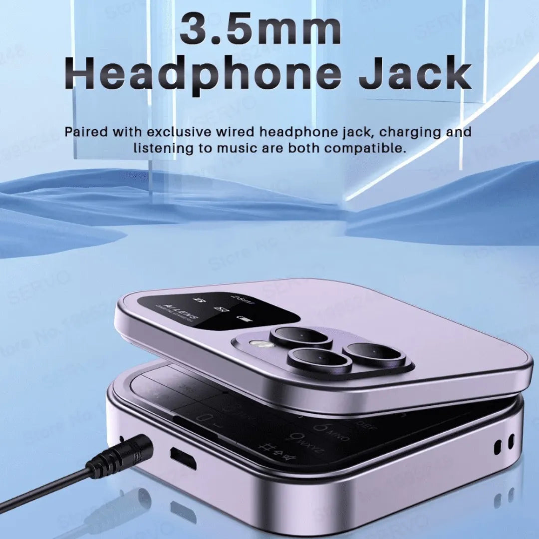 📱✨ Mini Foldable Dual SIM Phone with HD Camera & Flashlight 🔦