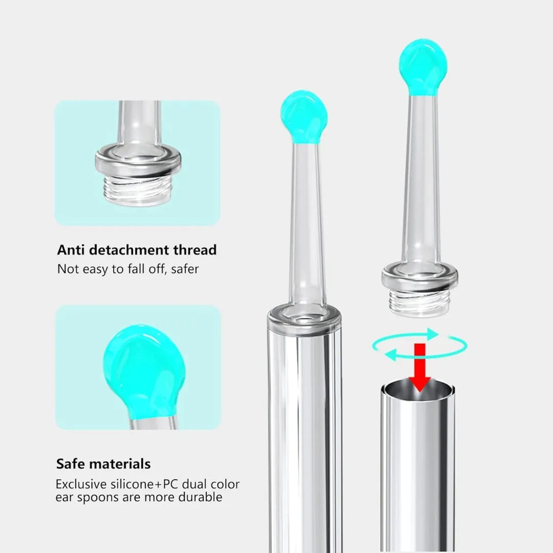 👂💧 Waterproof Ear Wax Removal Cleaner Kit – Safe & Gentle Cleaning ✨