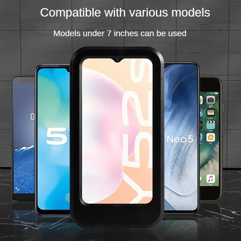 🚴‍♂️ Waterproof Magnetic Bike Phone Holder – 360° Rotation & Strong Grip 📱💧