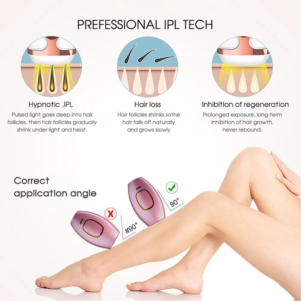 🌸✨ IPL Hair Removal Laser Epilator – Smooth, Silky & Painless 💖⚡