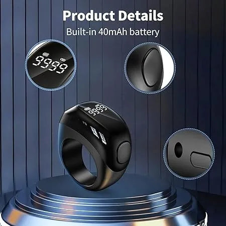 📿 Smart Tasbih Zikr Ring – Portable Digital Prayer Counter 🌙✨