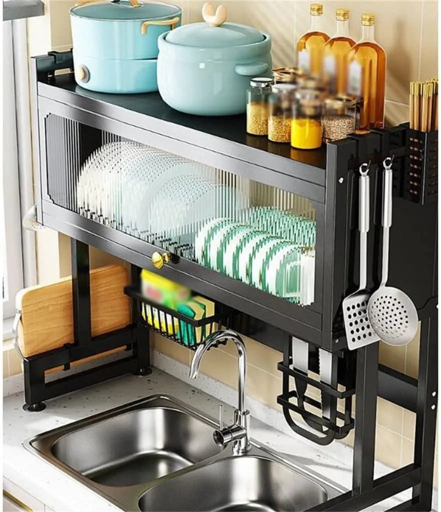 🏡 Kitchen Sink Shelf with Cabinet Door 🍽️✨