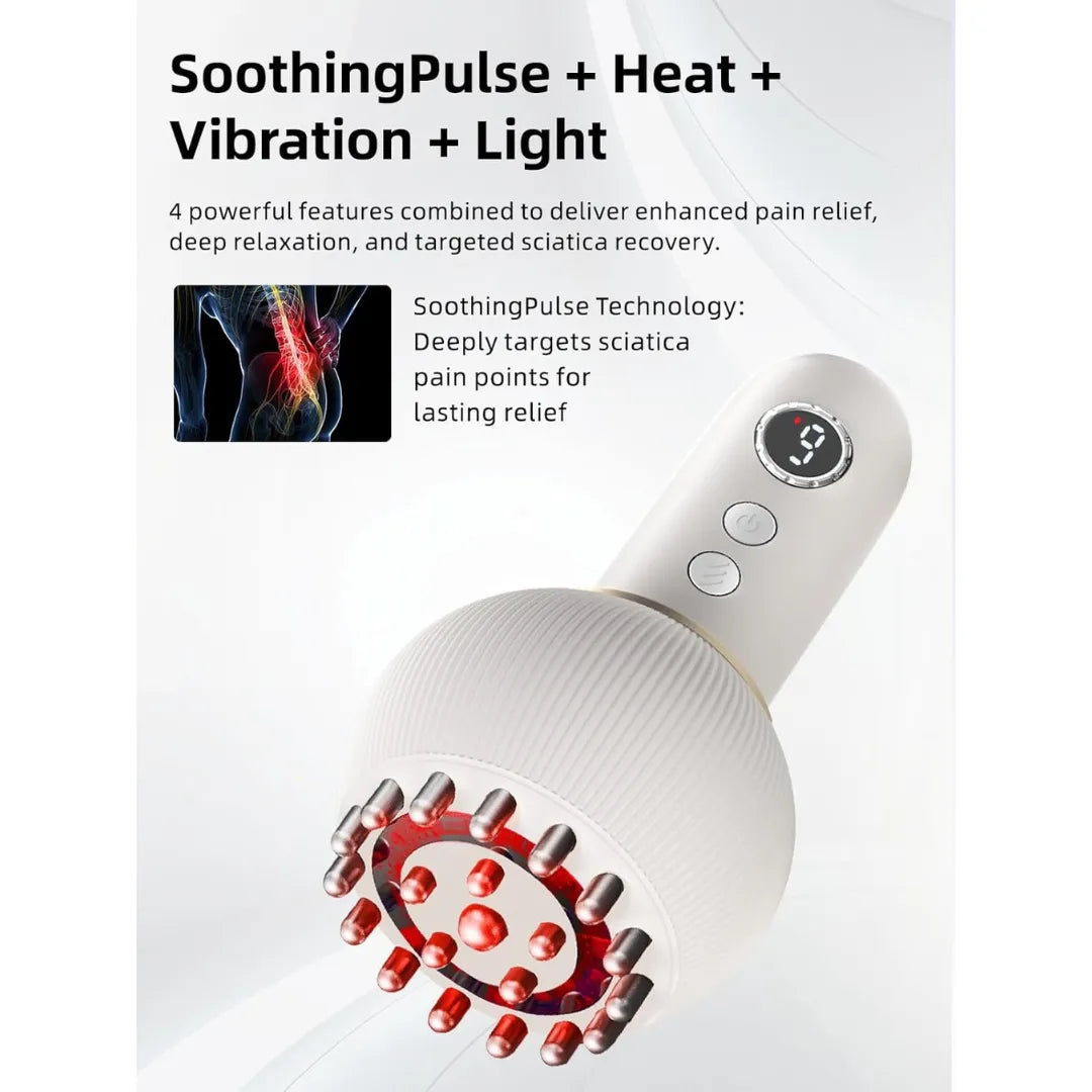 🌟 Intelligent Sciatica Pain Relief Massager – 4-in-1 Therapy