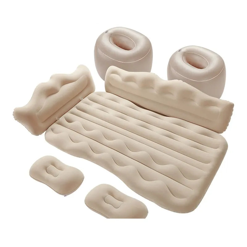 🚙💤 Car Travel Bed Air Inflatable Mattress – Back Seat Rest Cushion 🛏️✨