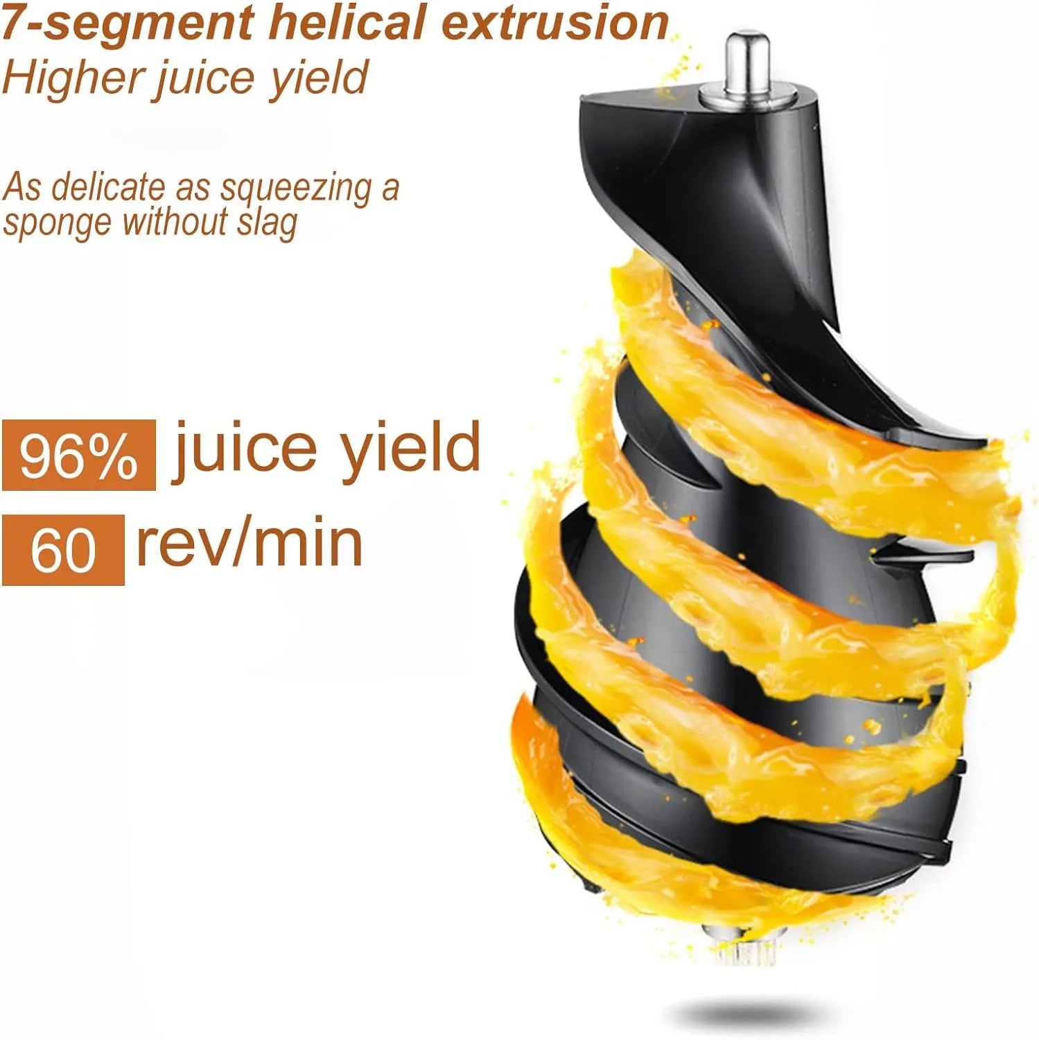 🥤 300W Slow Masticating Juice Extractor – Fresh, Healthy & Nutrient-Rich 🍏🥕