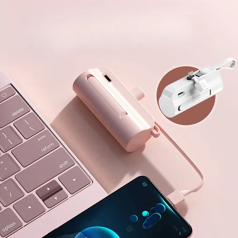 🔋⚡ Mini Power Bank – Fast, Slim & Powerful Charging On-the-Go! 🚀