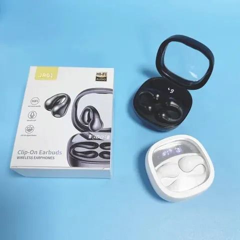 🎧✨ Clip-On TWS Earbuds with Digital Display & Fast Charge ⚡
