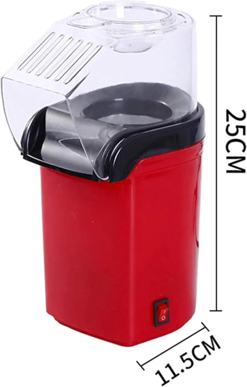 🍿 Mini Home Popcorn Maker with Measuring Cup & Removable Lid