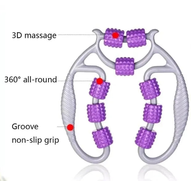 🌸 Massage Roller – 360° Full Body Relaxation 🌸