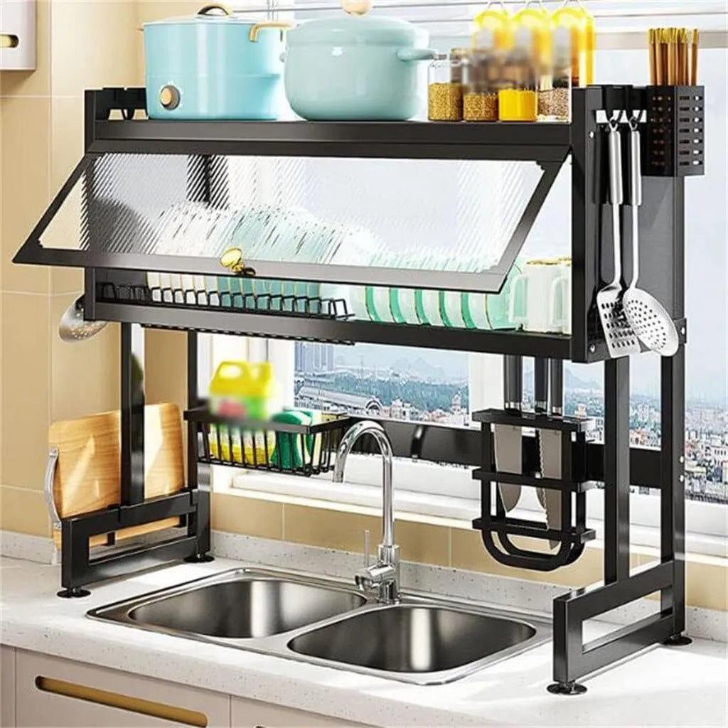 🏡 Kitchen Sink Shelf with Cabinet Door 🍽️✨